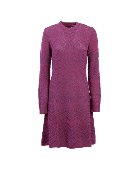 Shop MISSONI  Abito: Missoni abito in lana.
Girocollo.
Maniche lunghe.
Vestibilità regolare.
Composizione: 60% Lana 40% Viscosa.
Fabbricato in Tunisia.. DS23WG1YBK027A-82929